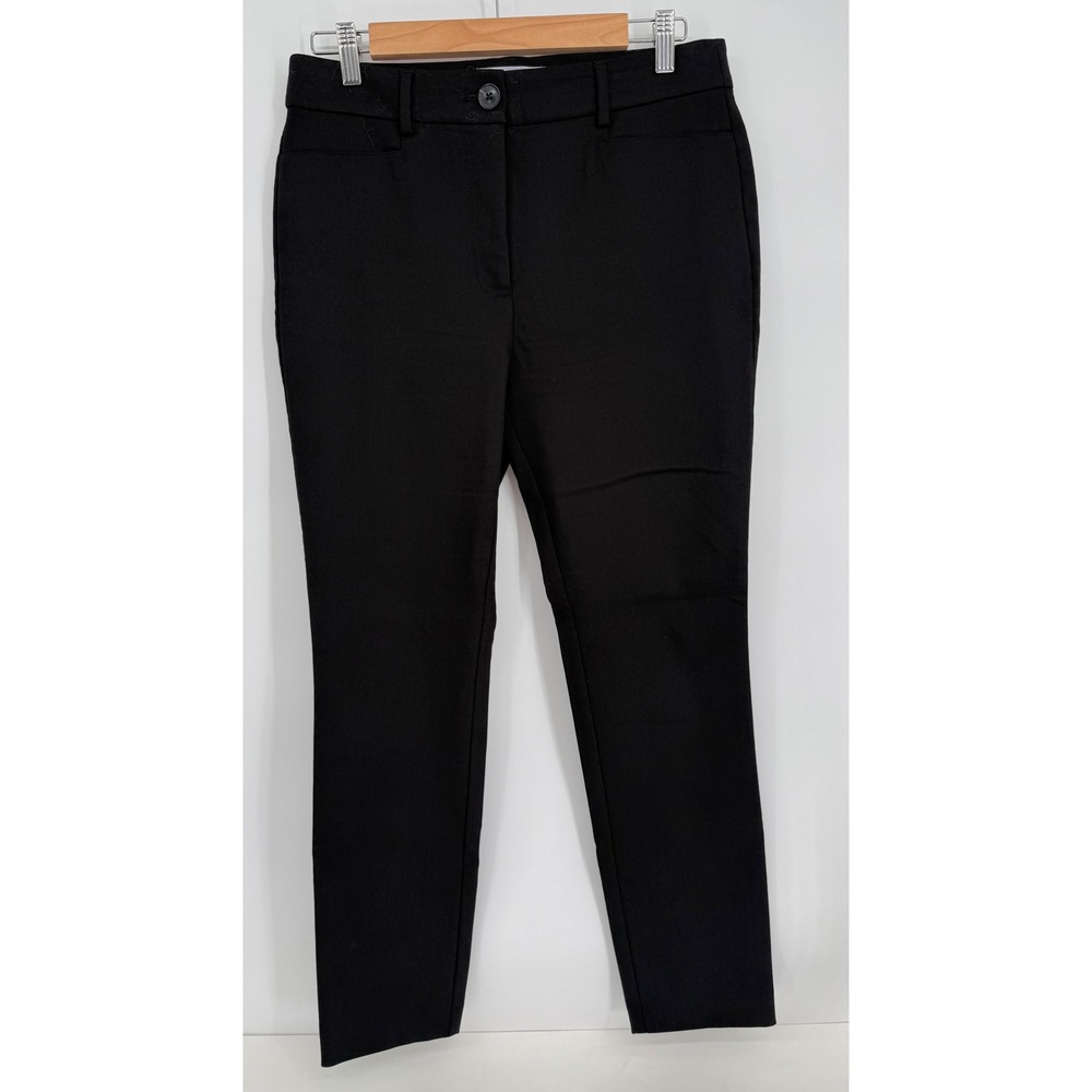 Loft The Skinny Black Dress Pants‎ Womens Mid Rise Slim Trousers Career Sz 6